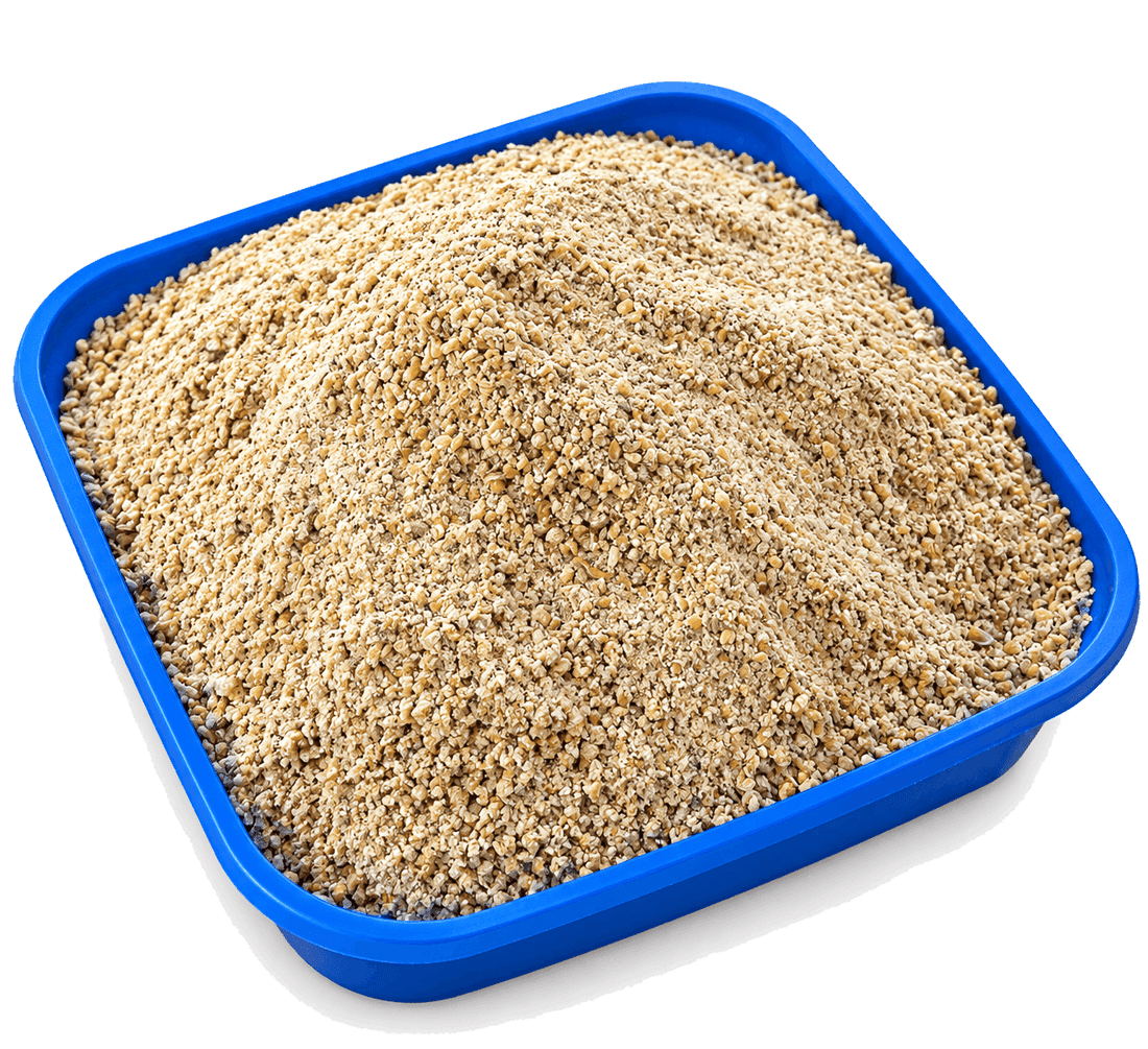 Do Bhai dalia, crushed grain, in a tray